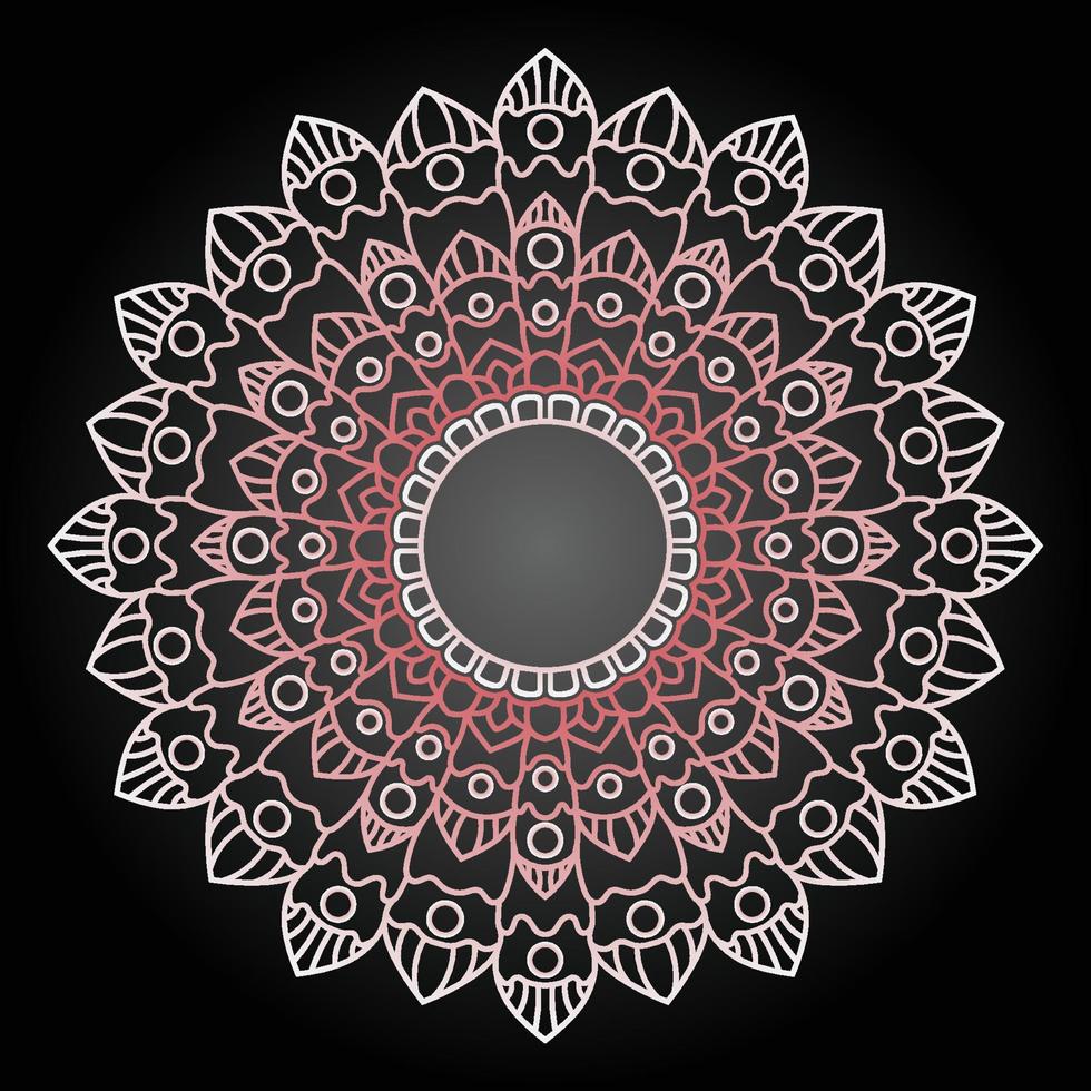 Luxury mandala background ornament decoration vector