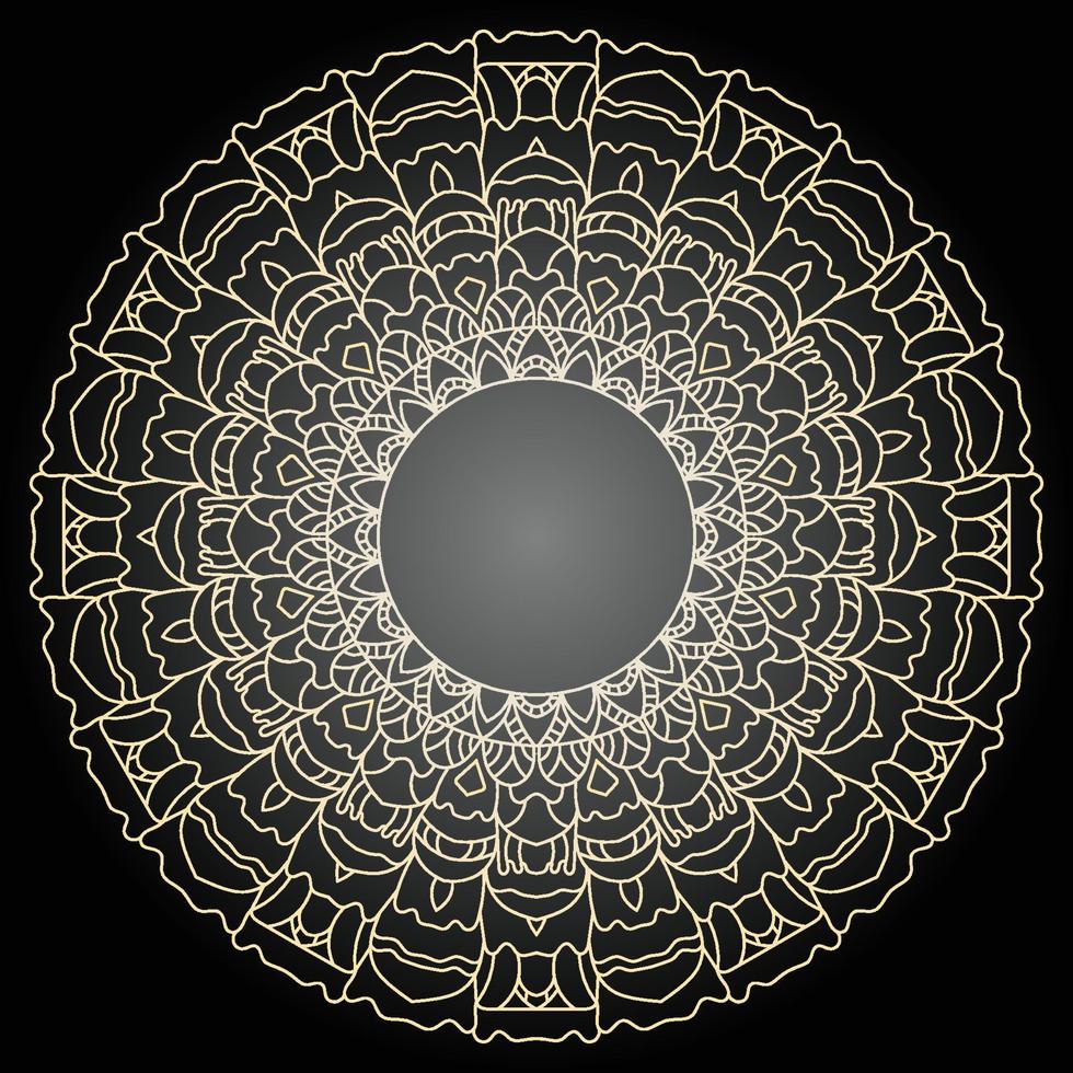 Luxury mandala background ornament decoration vector
