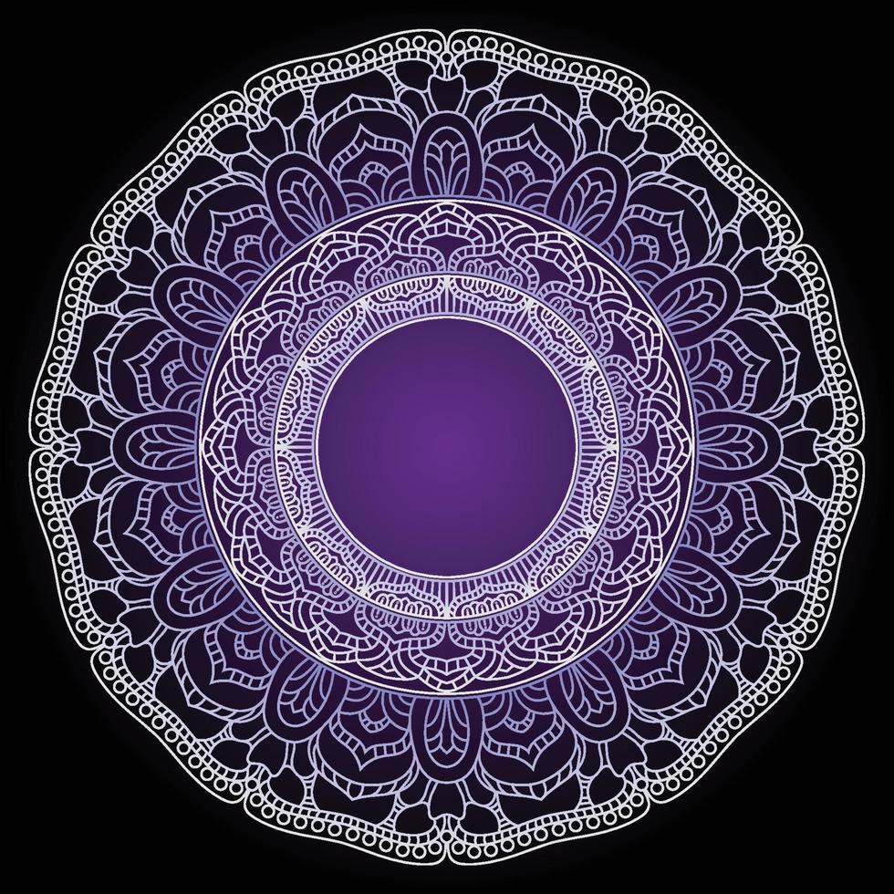 Abstract luxury floral and mandala elegant background vector
