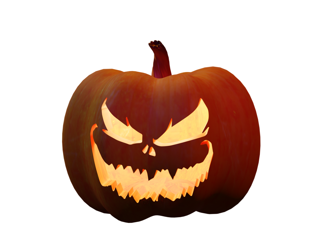 elemento di design di halloween zucca png