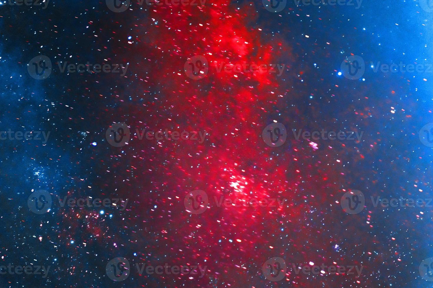 night star beauty banner background. Abstract colorful galaxy like smoke and dust scattered photo