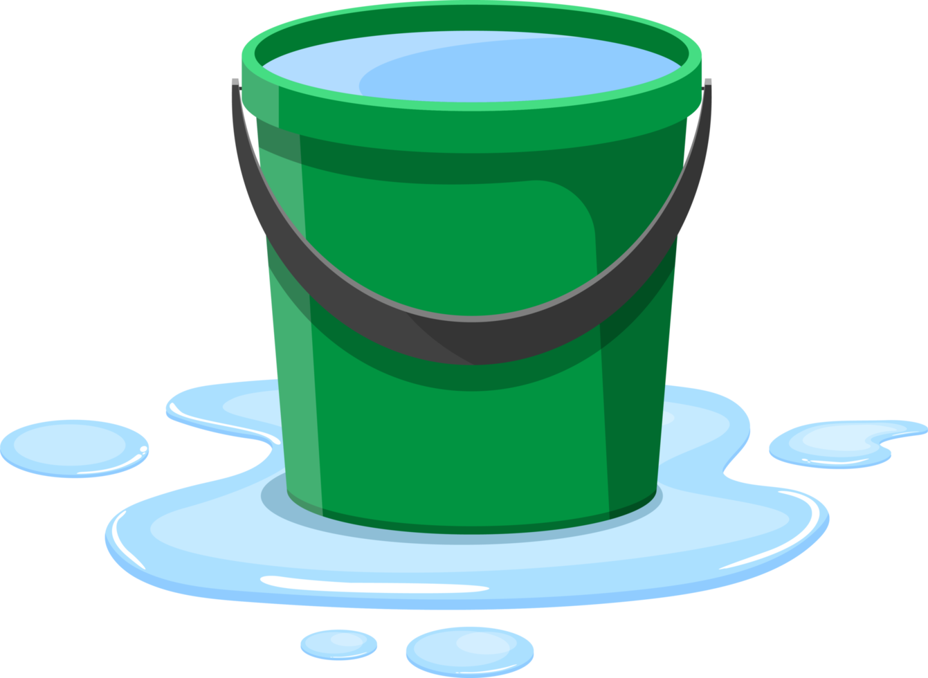 Bucket clipart design illustration png