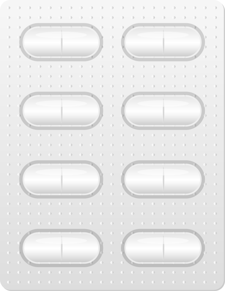 Medical pills clipart design illustration png