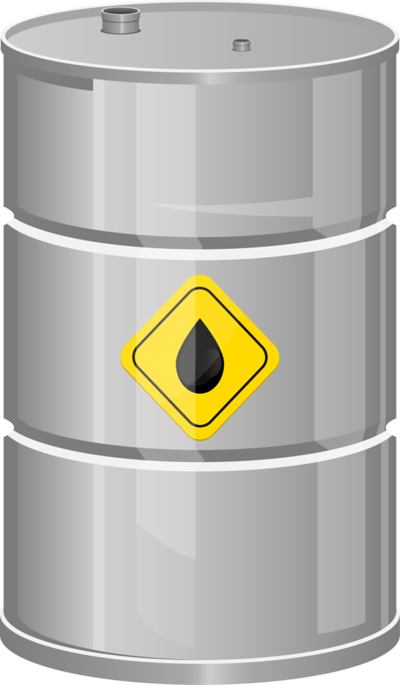 ilustração de design de clipart de barril de óleo png