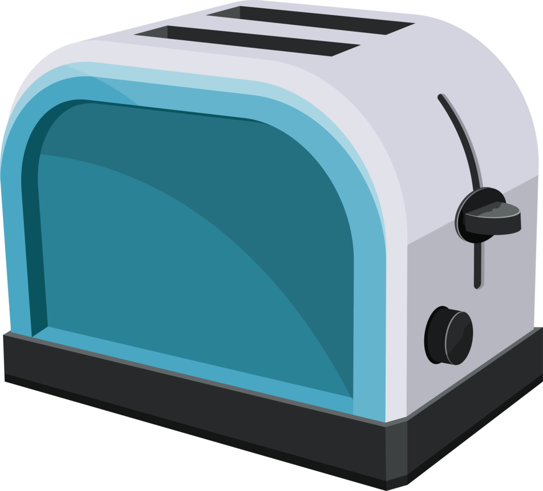 Bread toaster clipart design illustration png