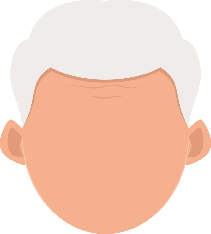 Old man clipart design illustration png