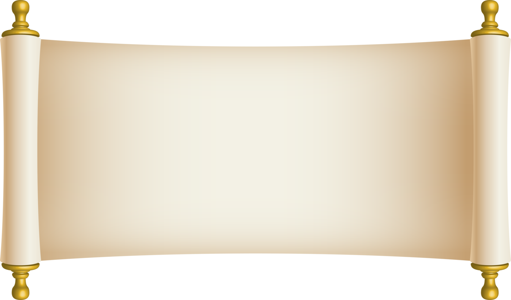 papier défilement clipart conception illustration png