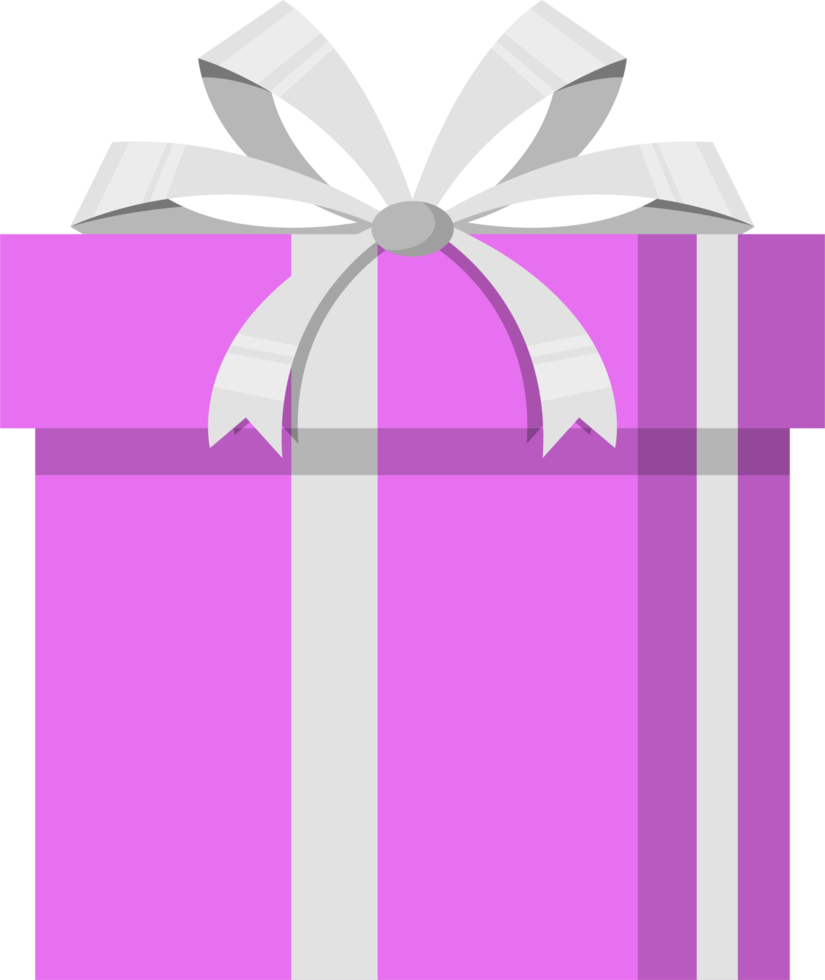 Present box clipart design illustration png