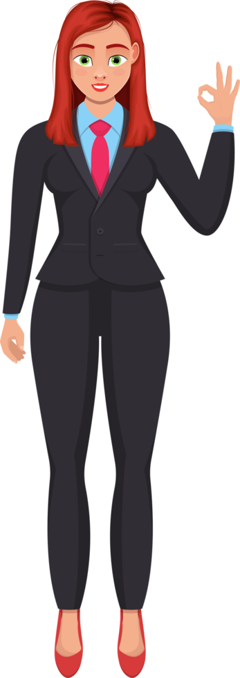 Business woman clipart design illustration png