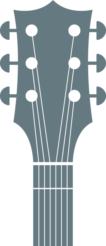 tête de guitare clipart conception illustration png