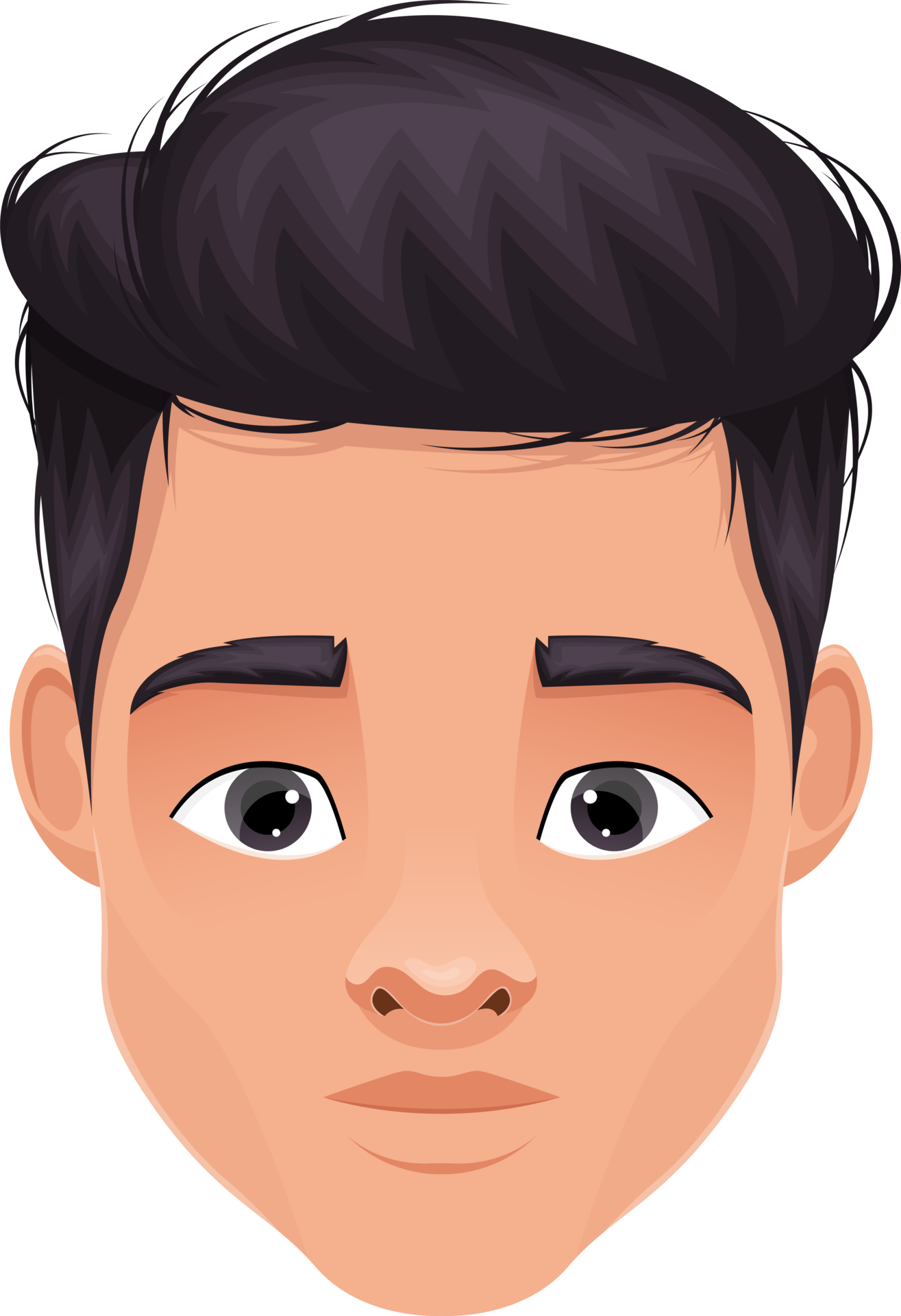 Man's Face clipart. Free download transparent .PNG