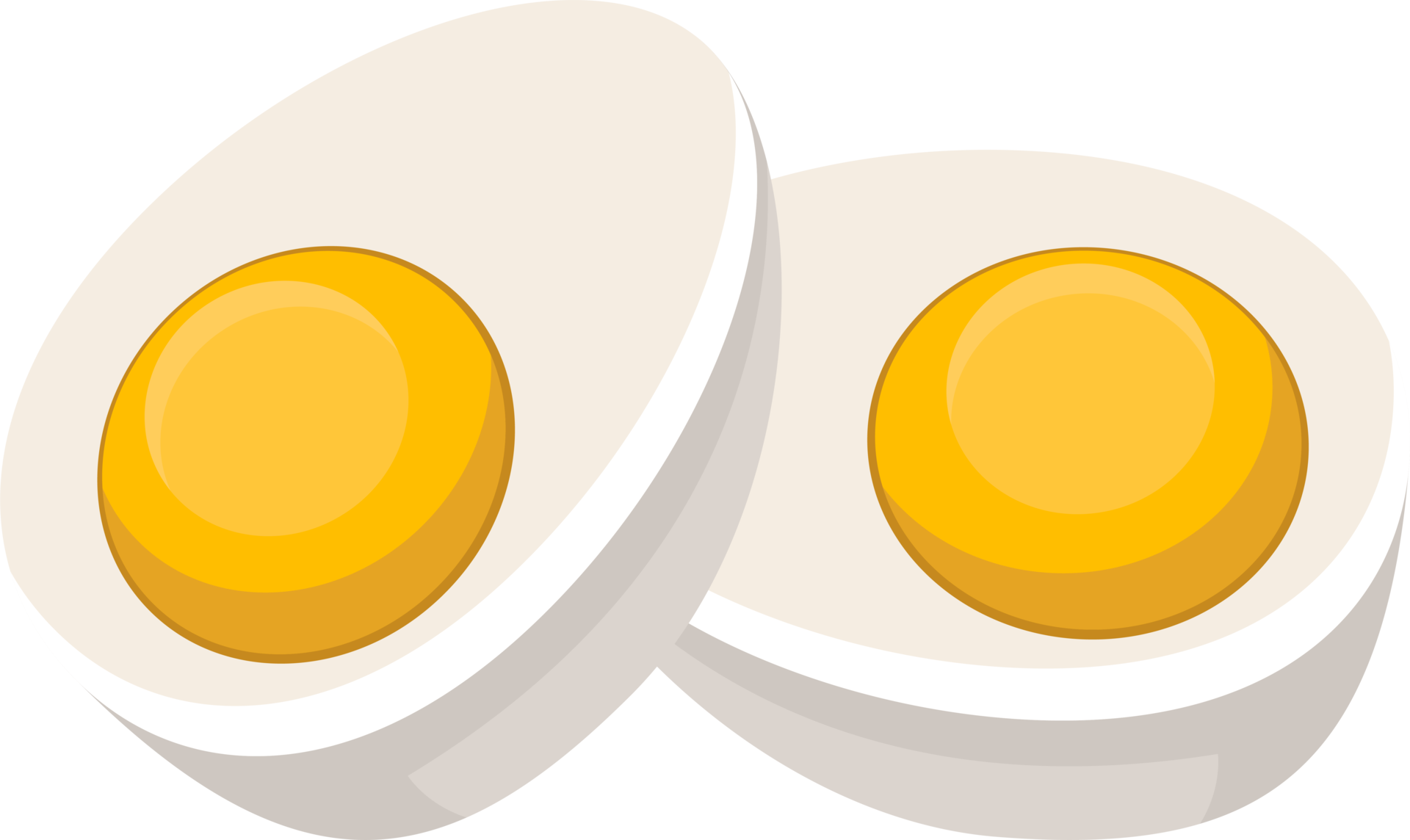 Boiled egg clipart design illustration 9380890 PNG