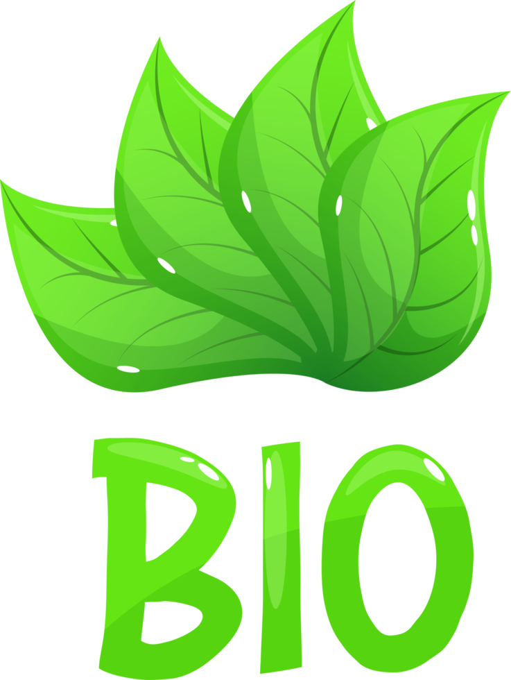 Bio emblem clipart design illustration png