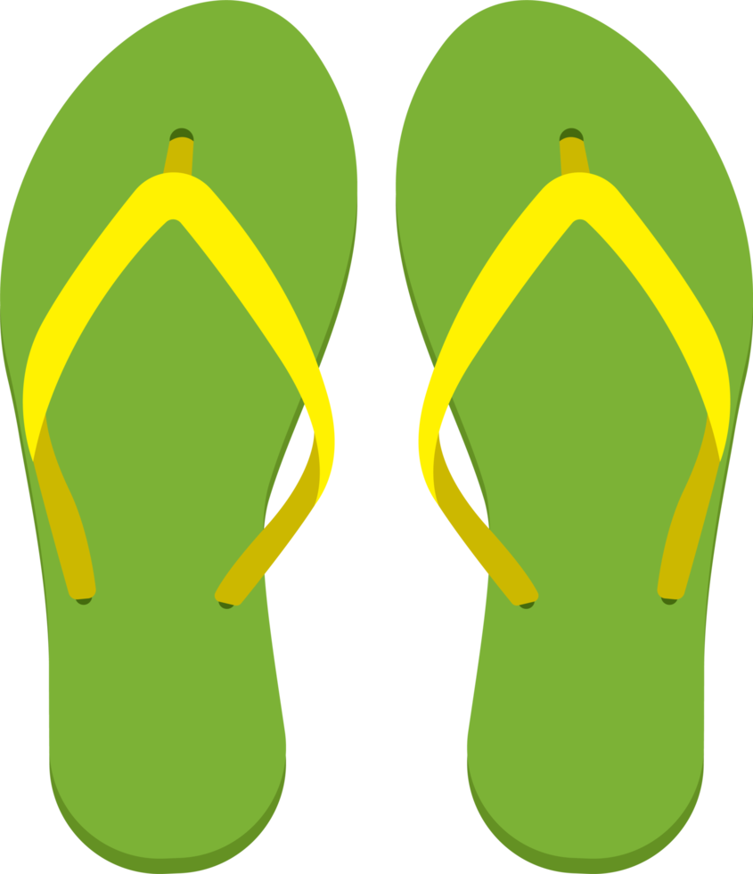 ilustración de diseño de imágenes prediseñadas de chanclas png