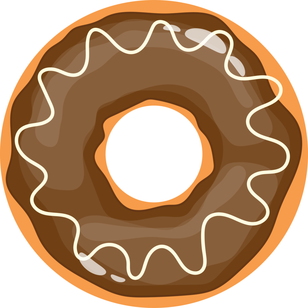 köstliche Donut-Set-Clipart-Design-Illustration png