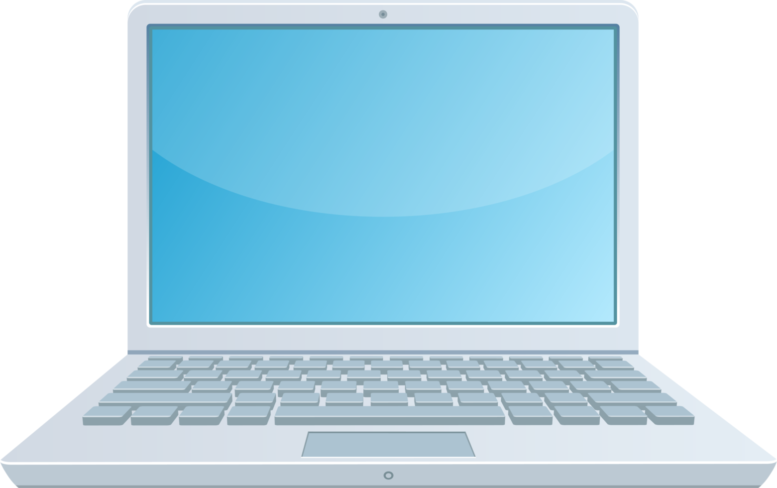 Laptop device clipart design illustration png