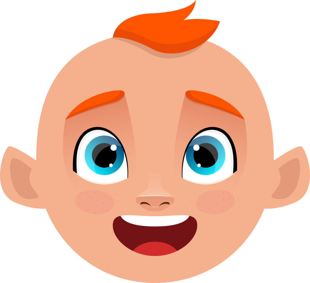 Cute baby clipart design illustration png
