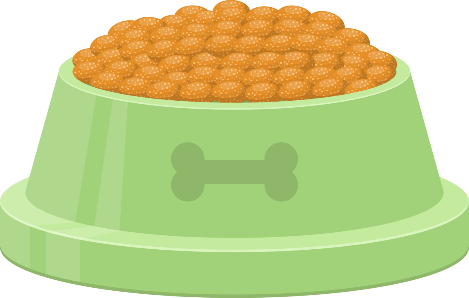 Dog bowl clipart design illustration png