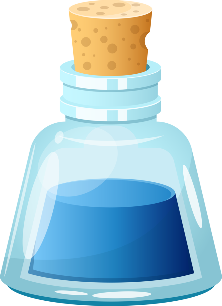 Ink bottle clipart design illustration png