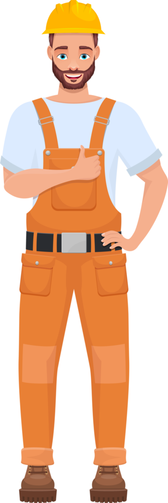 Man worker clipart design illustration png