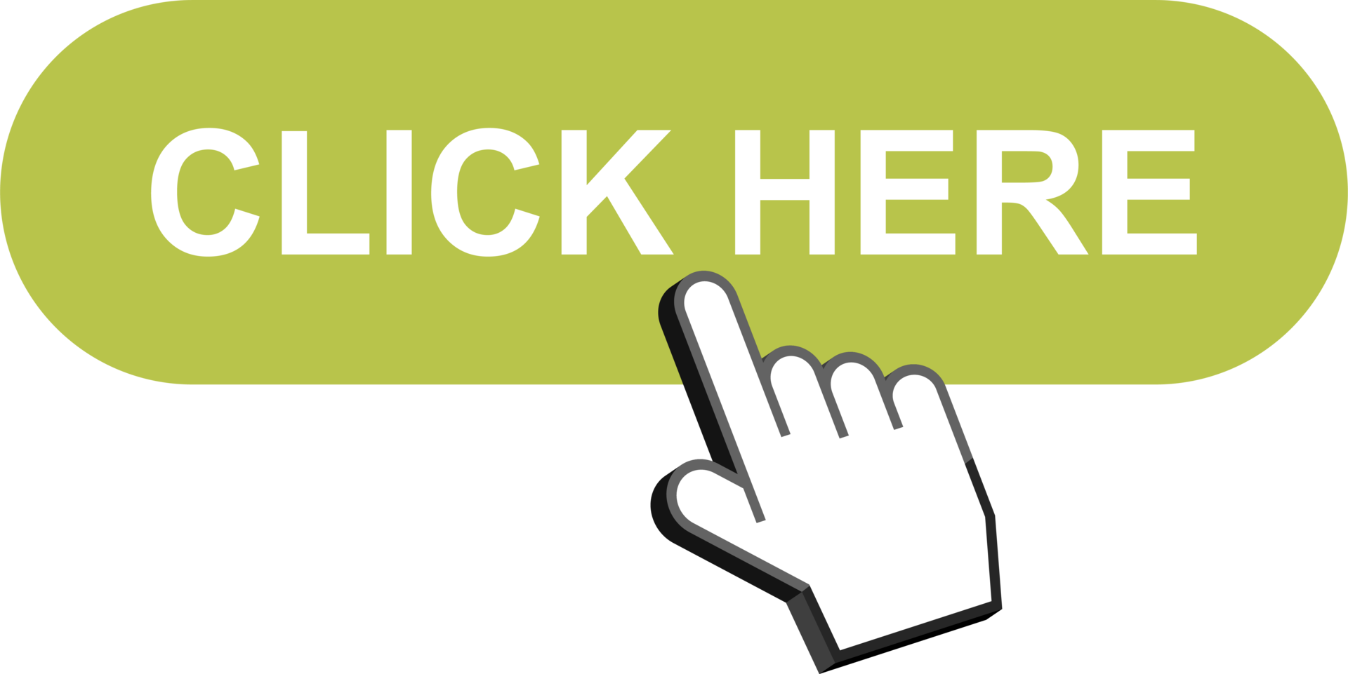 Click here button clipart design illustration png