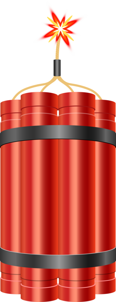illustrazione di progettazione clipart di dinamite png
