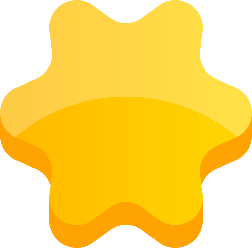 Golden stars clipart design illustration png