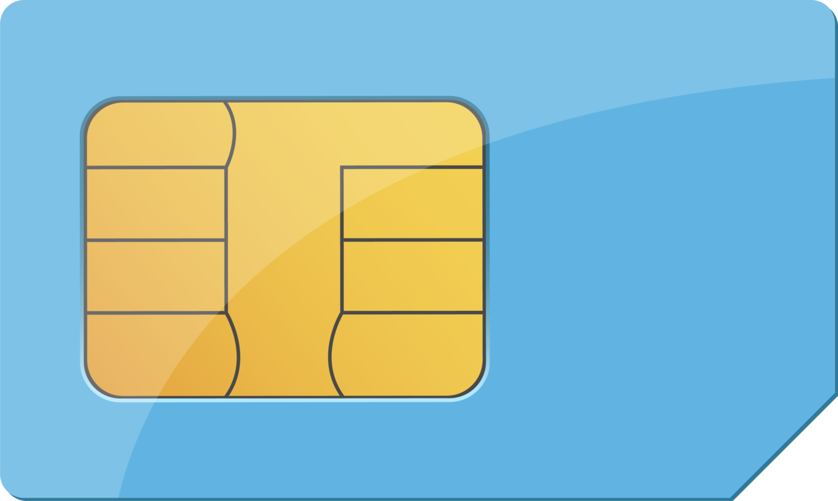 Sim card clipart design illustration png