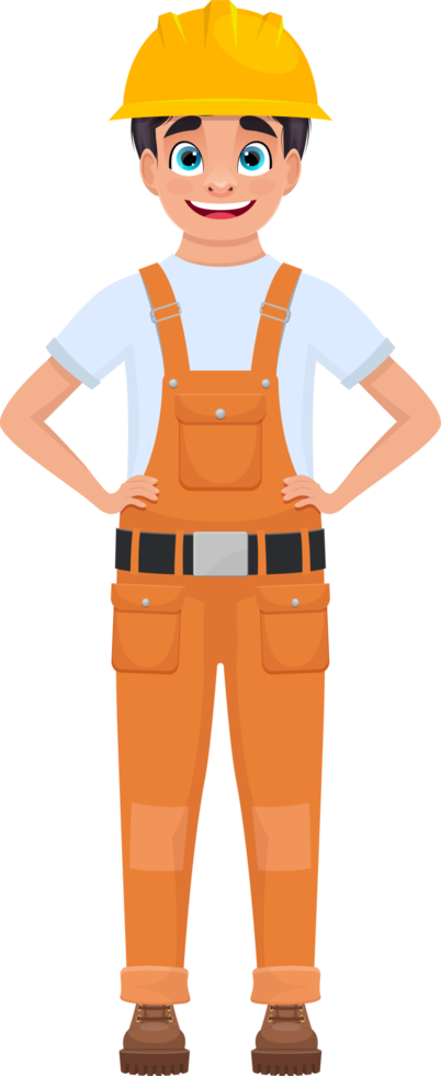 junge arbeiter clipart design illustration png