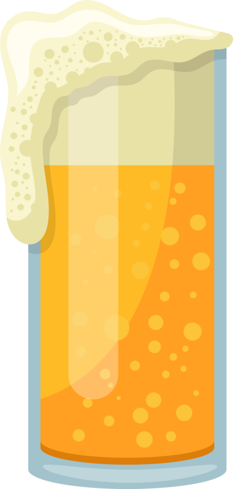 chope de bière et bouteille clipart design illustration png