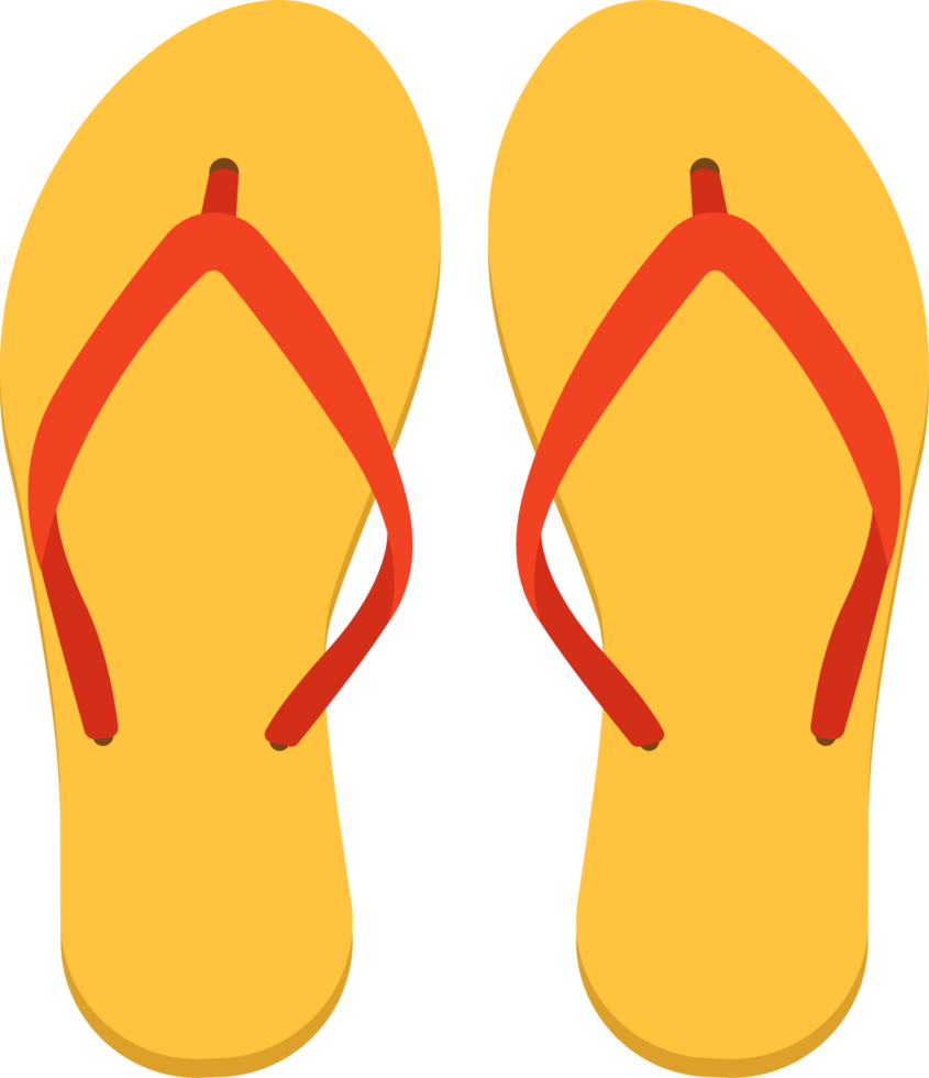 ilustración de diseño de imágenes prediseñadas de chanclas png