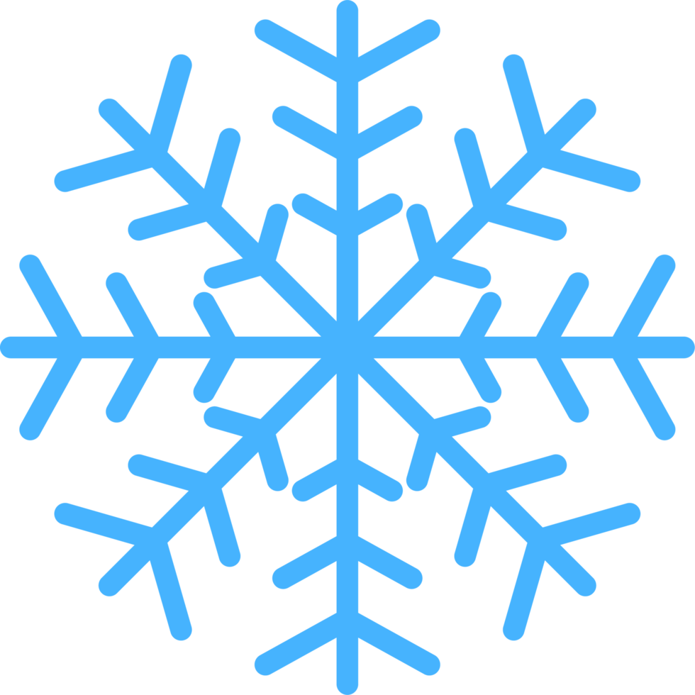 Snowflakes clipart design illustration png