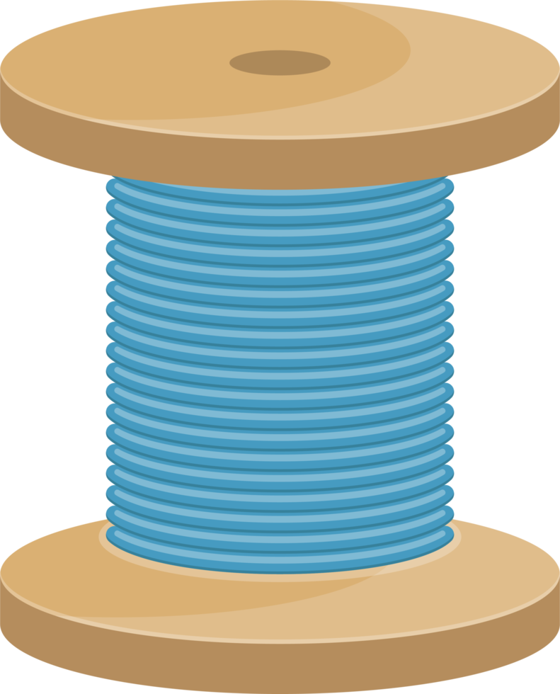 Thread spool clipart design illustration png