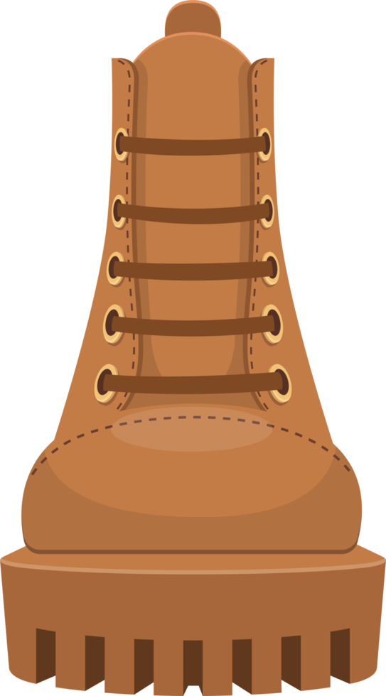 bottes en cuir clipart conception illustration png