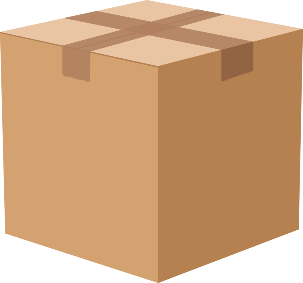 Carton box clipart design illustration png