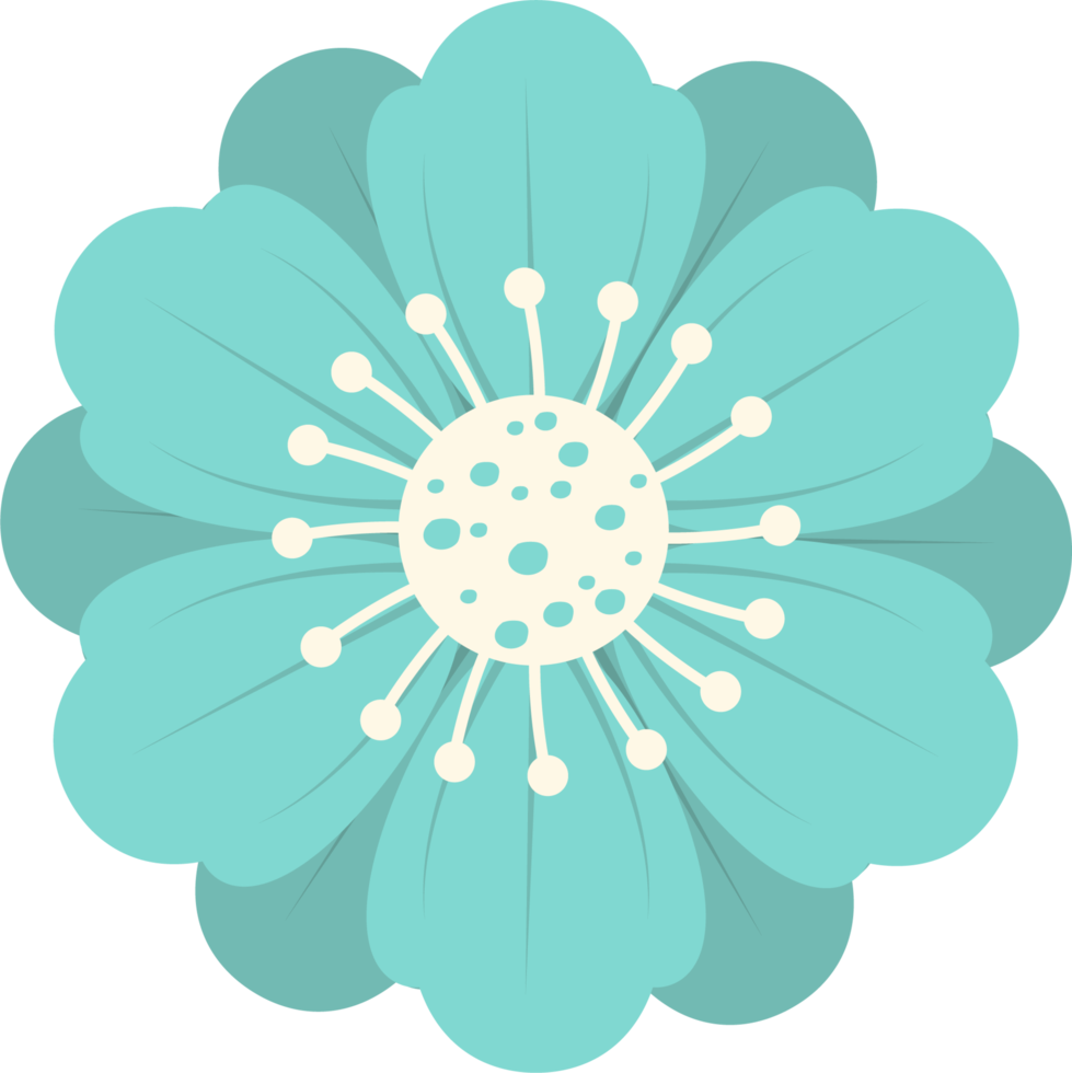 illustrazione di progettazione clipart di bellissimi fiori png