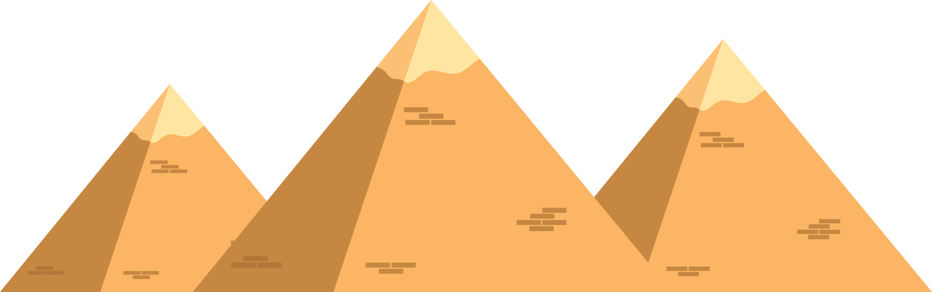 Egyptian pyramid clipart design illustration 9380384 PNG