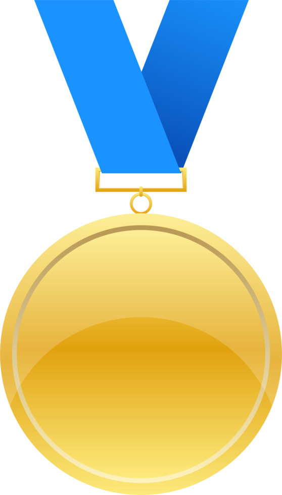 gagnant médaille clipart conception illustration png