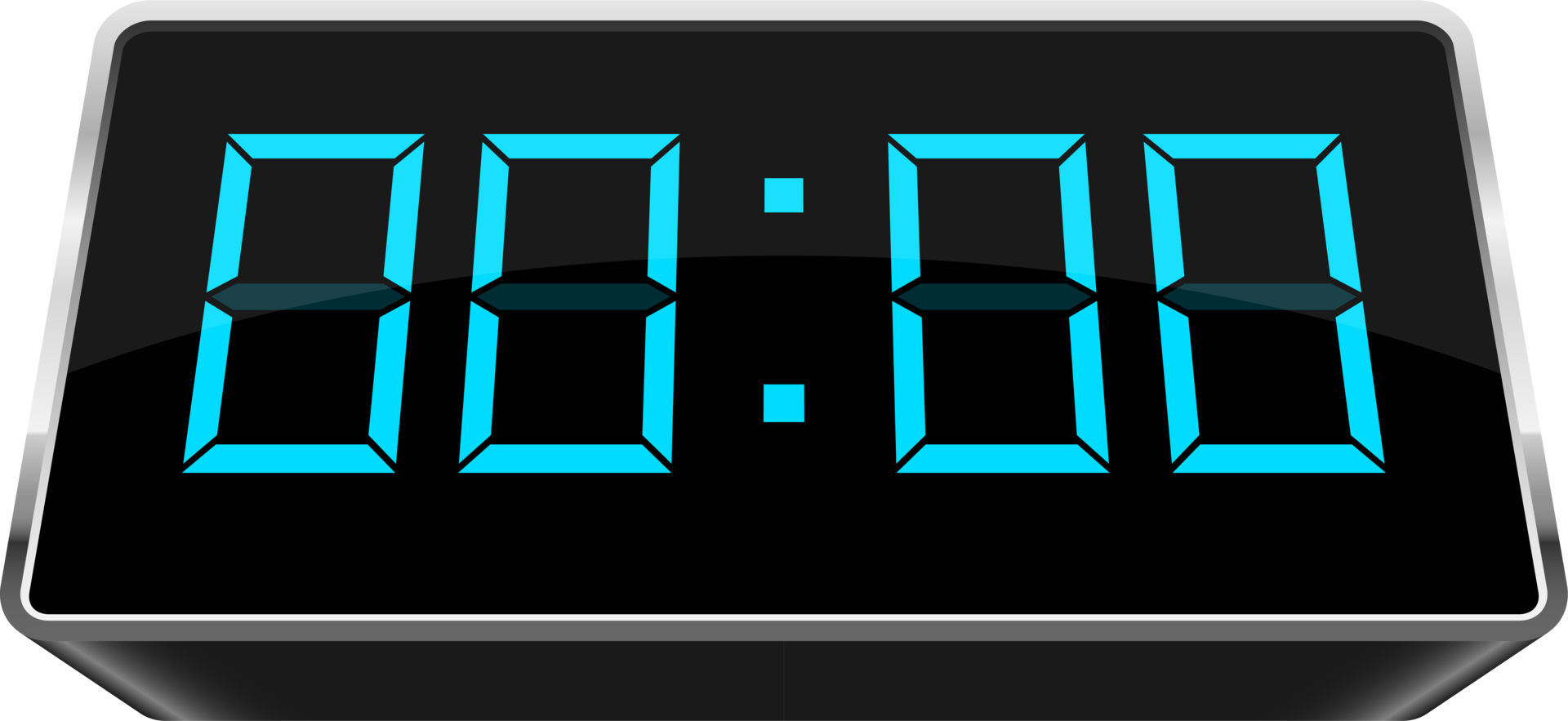 Digital clock clipart design illustration 9380465 PNG