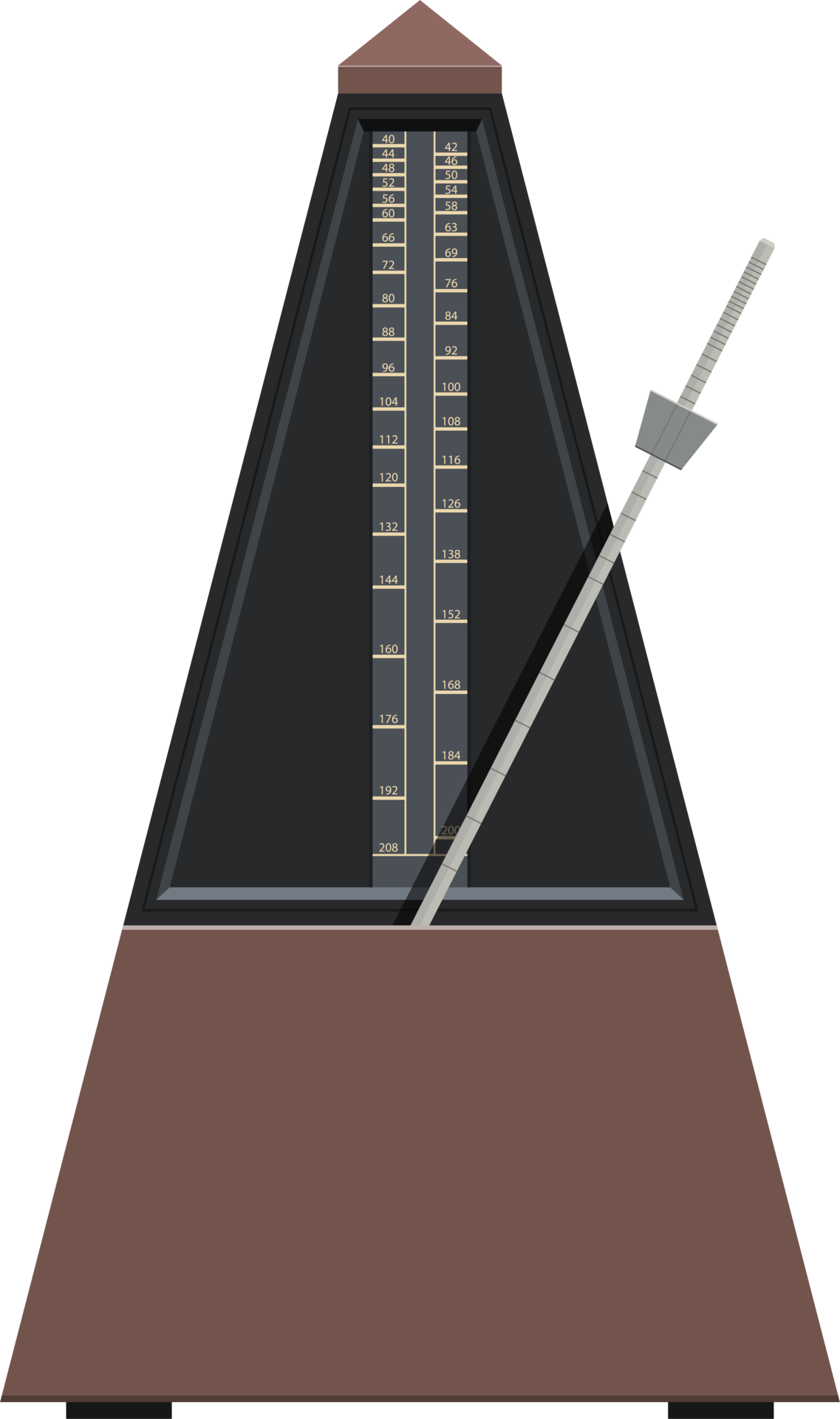 Metronome clipart design illustration 9380479 PNG
