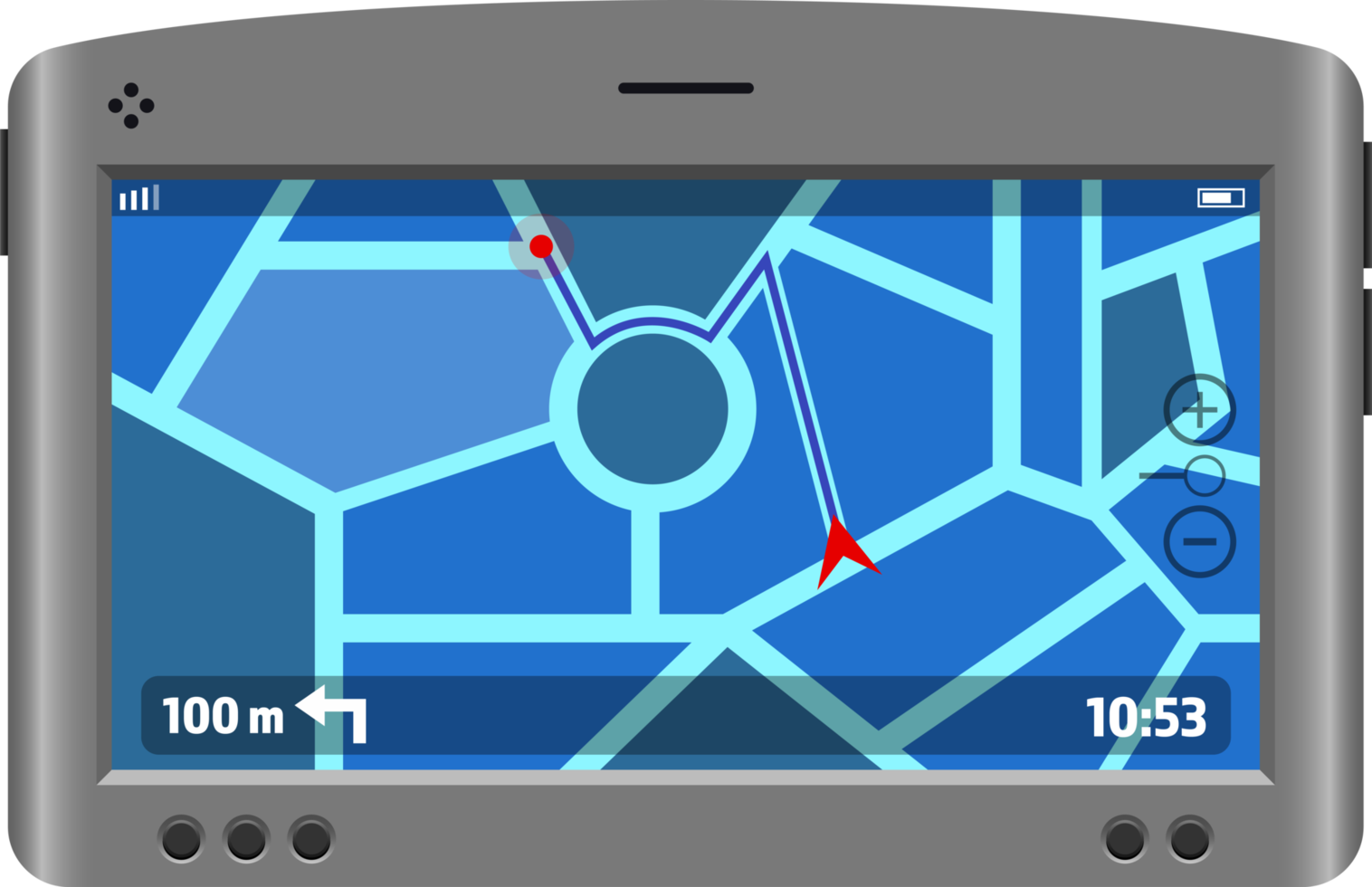 illustrazione di progettazione clipart del sistema di navigazione gps png