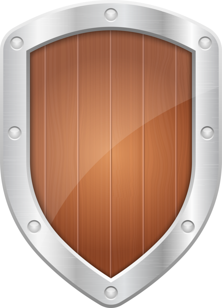 protección escudo metálico clipart diseño ilustración png