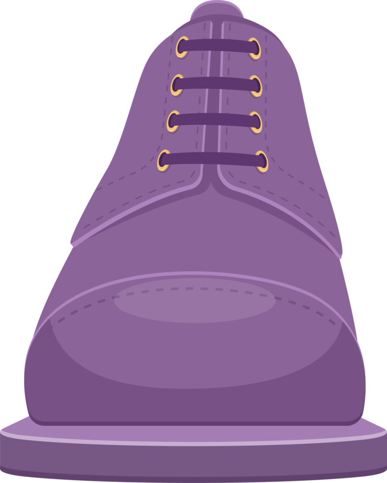 Leather shoes clipart design illustration png