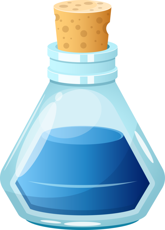 Ink bottle clipart design illustration png