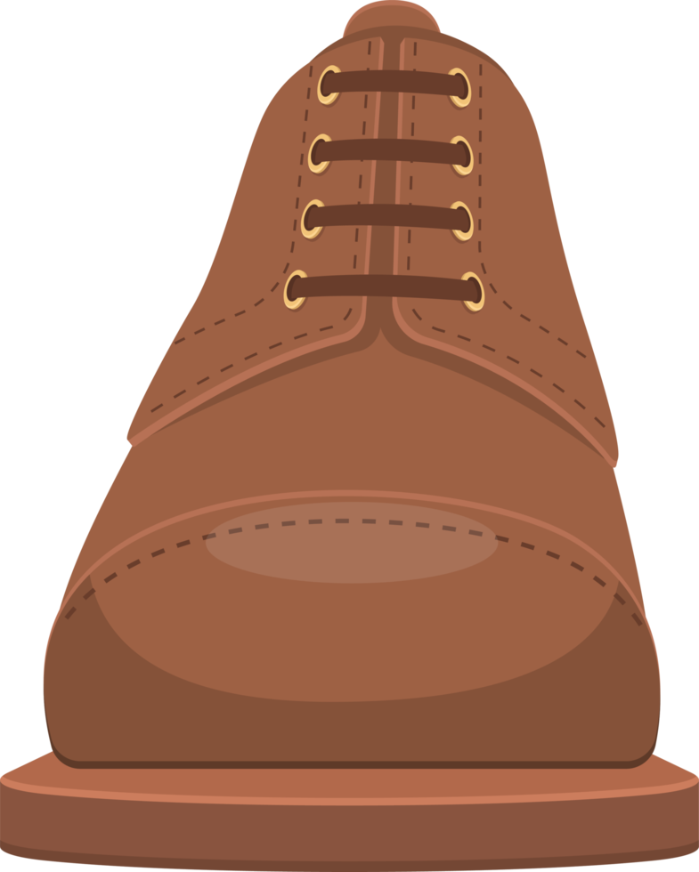 ilustração de design de clipart de sapatos de couro png