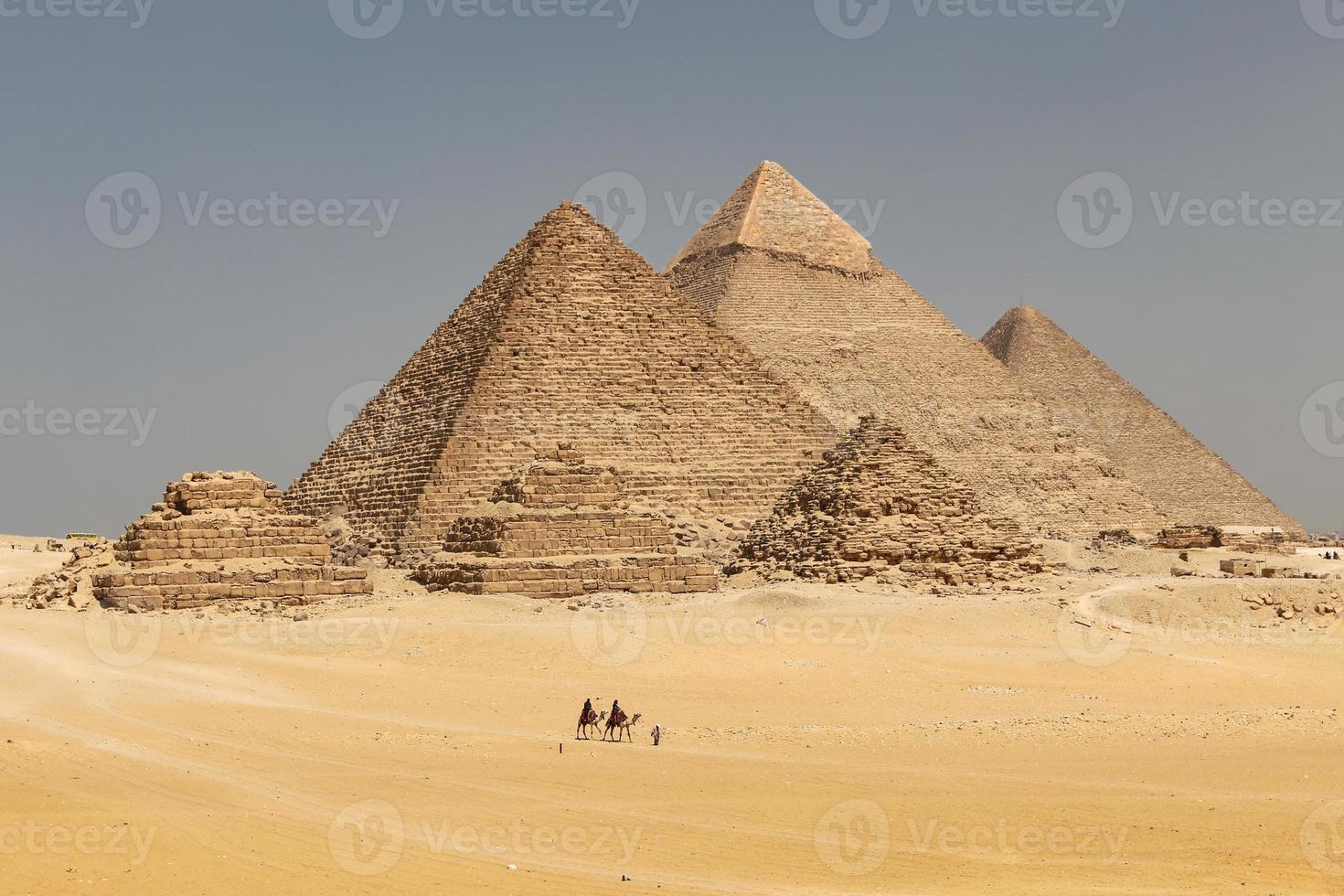 Giza Pyramid Complex in Cairo, Egypt photo