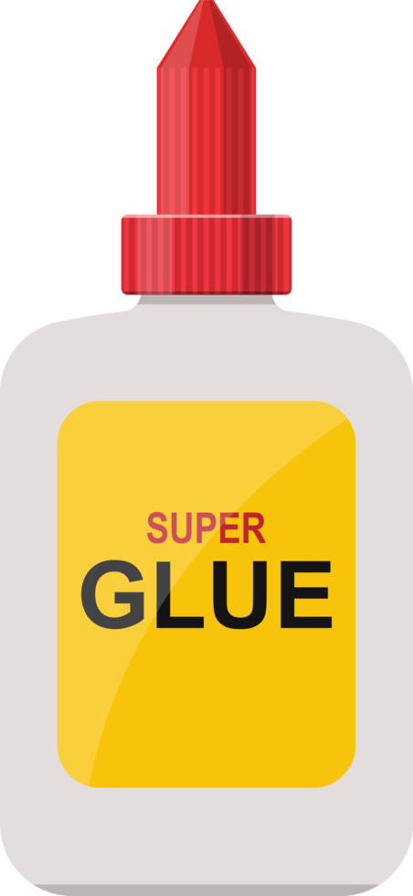 Glue bottle clipart design illustration png