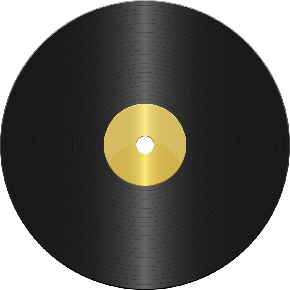 illustration de conception de vecteur de gramophone réaliste png