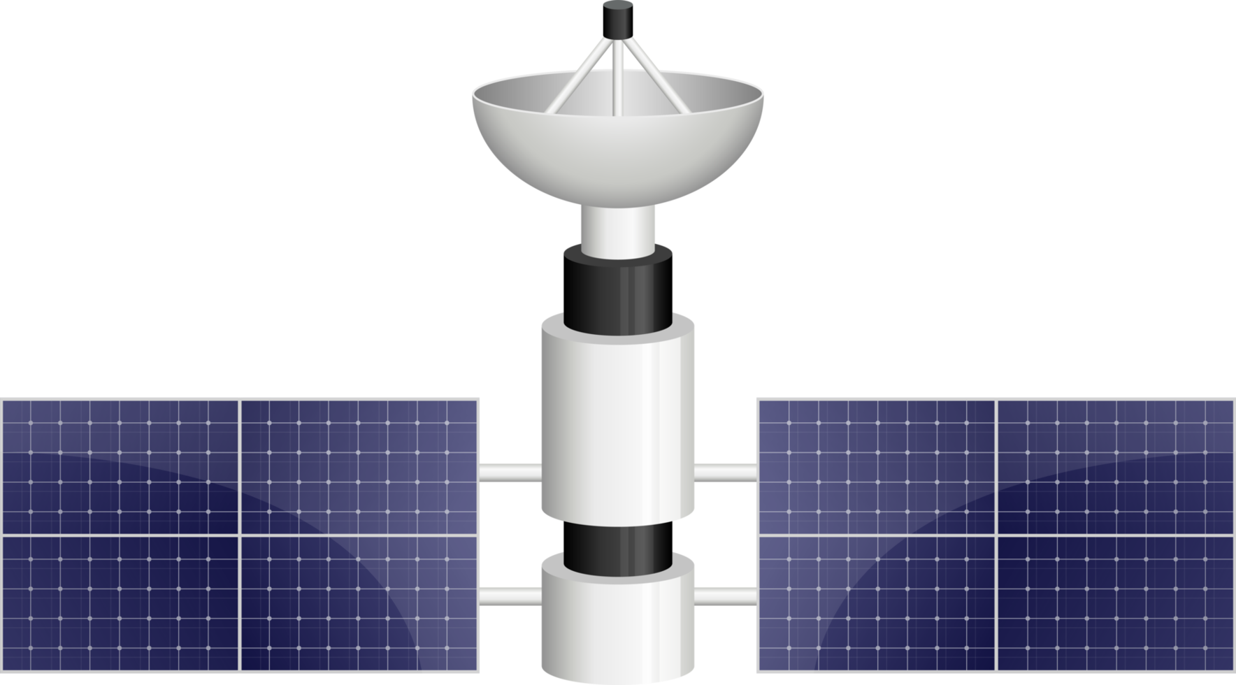 Ilustración de diseño de imágenes prediseñadas de satélite png