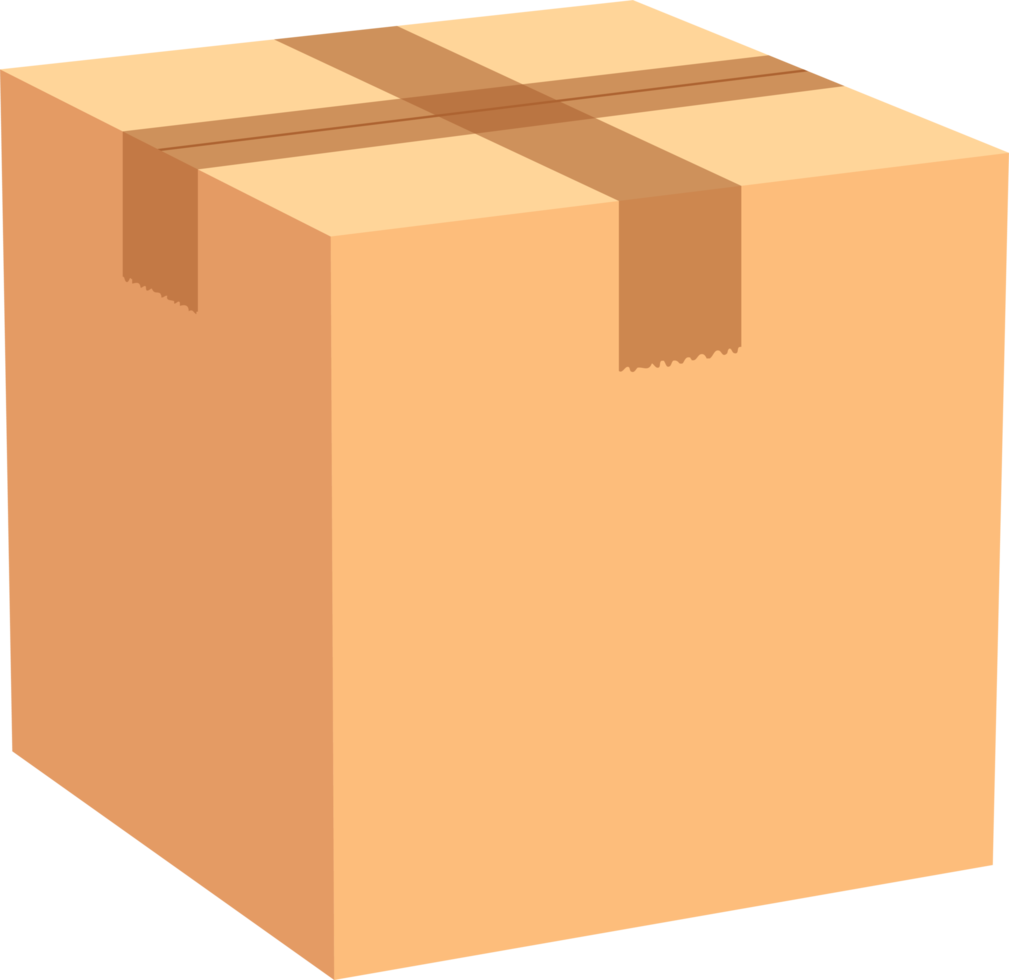 ilustración de diseño de imágenes prediseñadas de caja de almacenamiento png